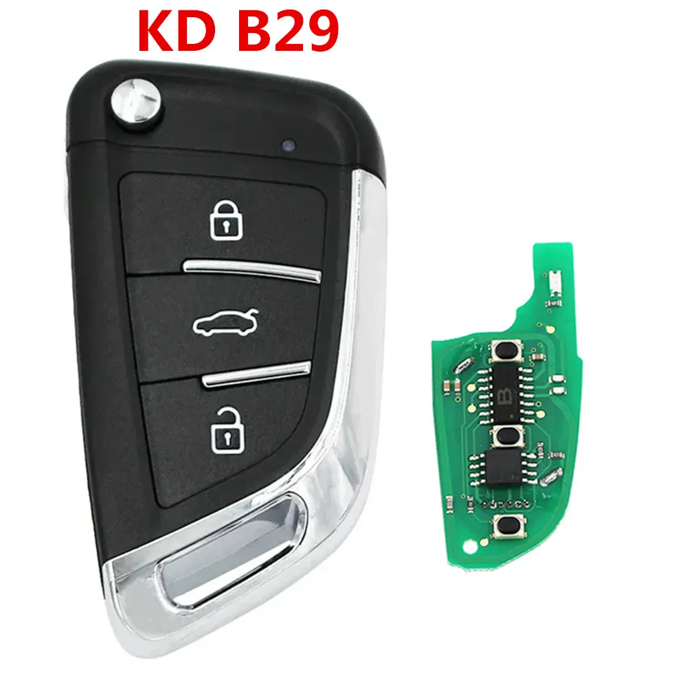 KEYDIY B29 NEW Model  B Series 3 Button Universal KD Remote Auto Car Key Accsesories KD900 URG200 KD-X2 Generator Tools 5pcs/Lot