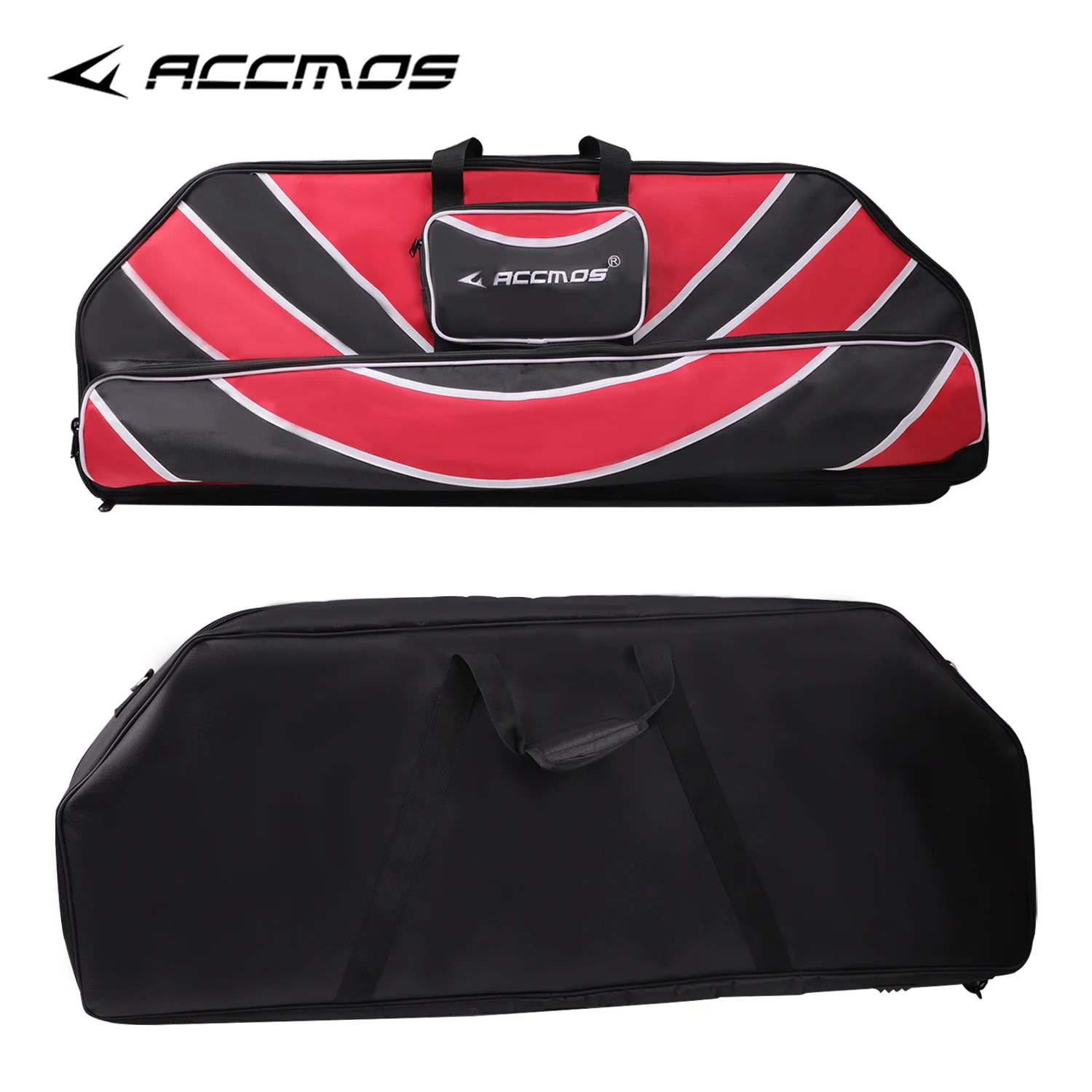 ACCMOS Large Capacity Compound Bow Bag with Pulley Bow Storage Archery Equipment Bag for Outdoor Shooting Hunting
