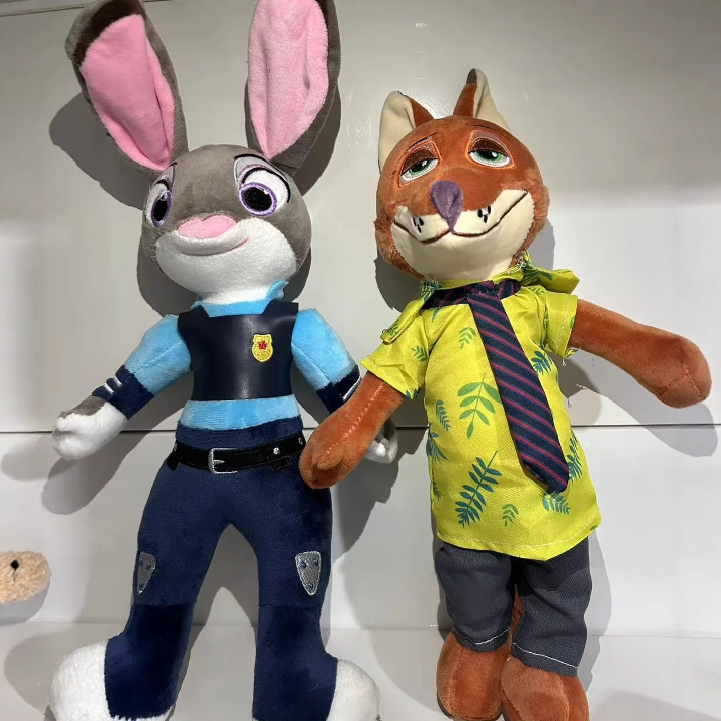 Brinquedos de Pelúcia Zootopia Judy Hopps e Nick Wilde, Animais de Pelúcia Macios, Bonecos de Coelho e Raposa para Presentes de Crianças 2026