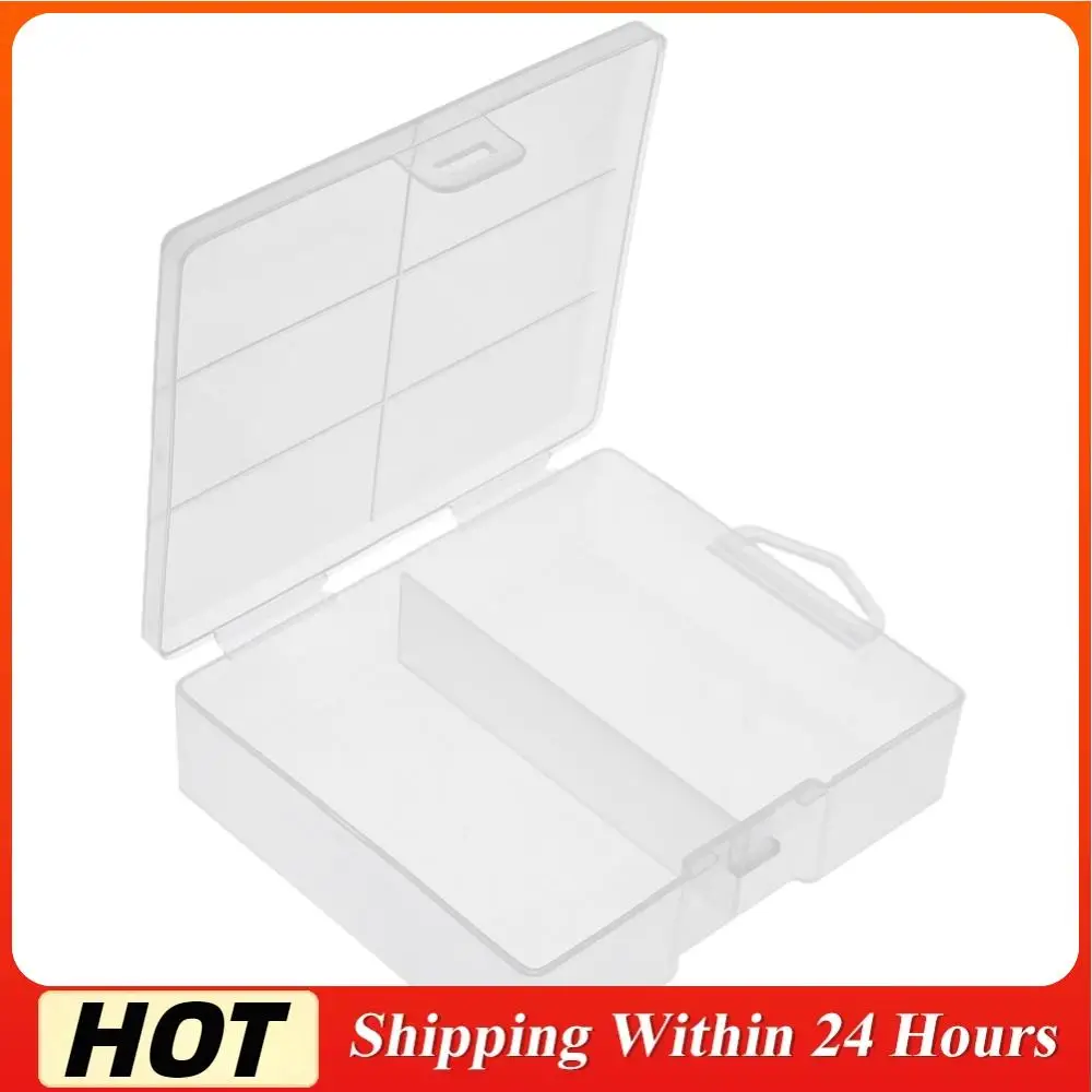 Container Organizer Portable Holder Storage Box Transparent Plastic Convenient Accessories For 24 X AA Batteries