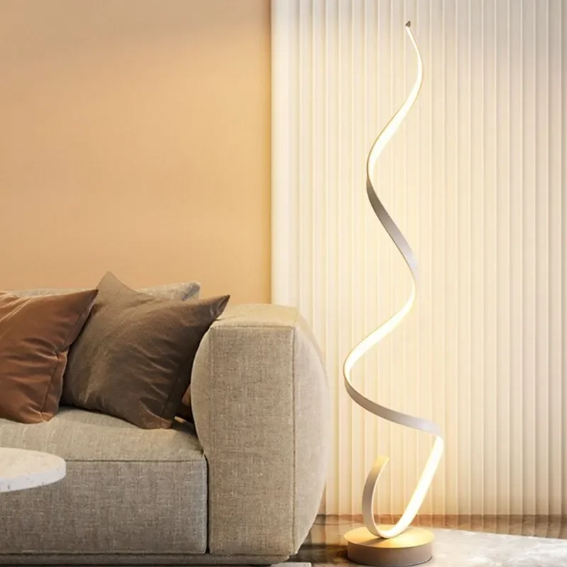 LED Floor Lamp Modern Minimalist led floor Light Bedroom Bedside Floating Light Living Room Sofa Study Reading Lights Fixtures