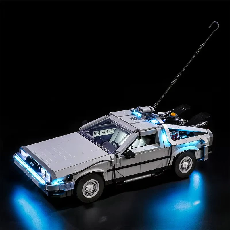 DIY RC LED Light Kit For LEGO Back to the Future Time Machine Compatible 10300 (Only LED Light,Without Blocks Model)