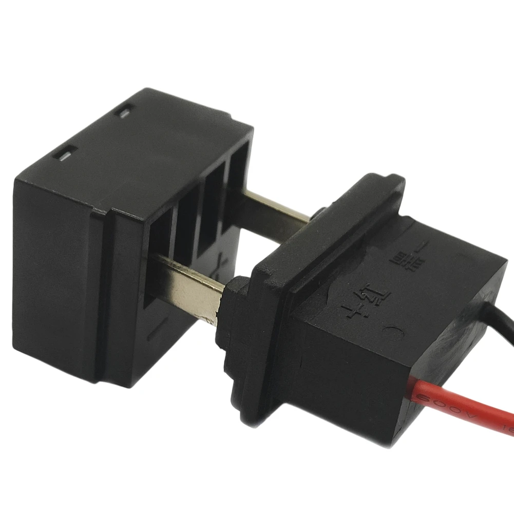 High-current Connector E-bike Battery Base Black Integrated Safety Features Connector Electric Bicycle Accessory