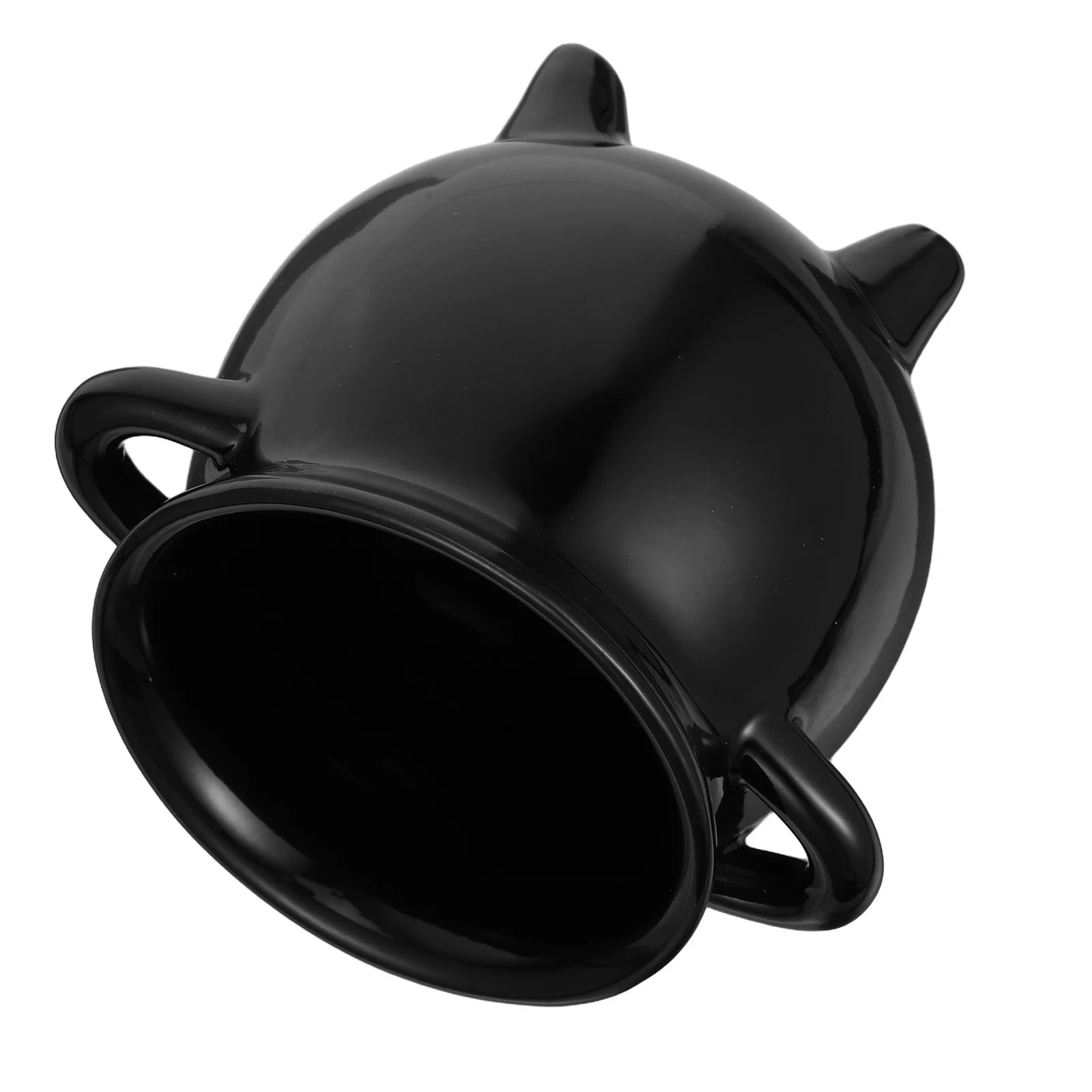 

Mini Ceramic Witches Cauldron Halloween Candy Jar Small Witch Pot Halloween Party Candy Holder Treat Bucket Cauldron Pot