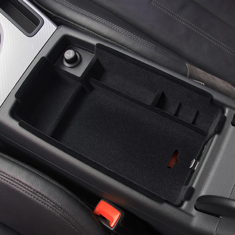 For Audi A4 Q5 Q3 A3 A5 Q2 ABS Car Central Control Armrest Storage Plate Storage Box