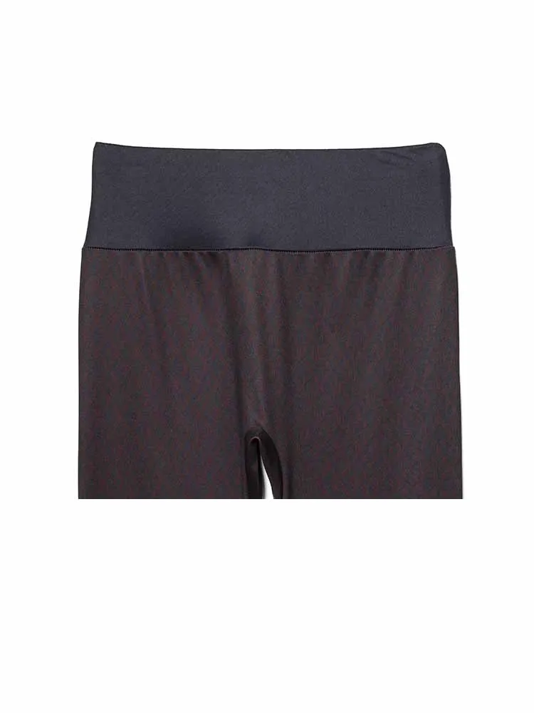 HH امرأة أوائل الربيع أزياء عارضة سلسلة التزلج الدفء الجاكار طباعة الديكور بذلة قطعتين مجموعة الإناث مريحة