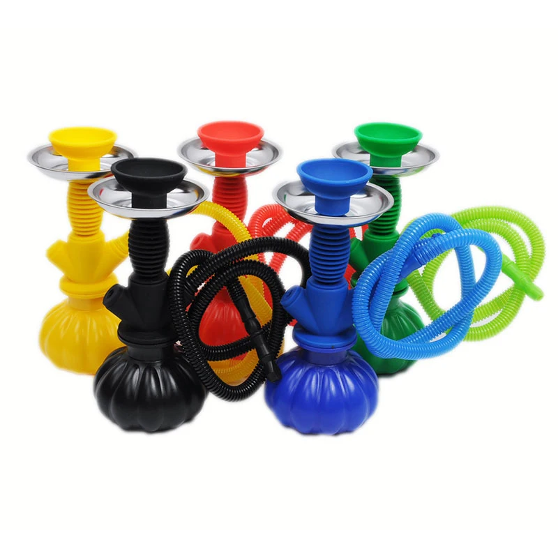 Silicone Hookah Plastic Shisha Unbreakable Hookha Nargila Sheesha Ornament Nargile Chisha Smoking Chicha Flavor Tobacco Narguile