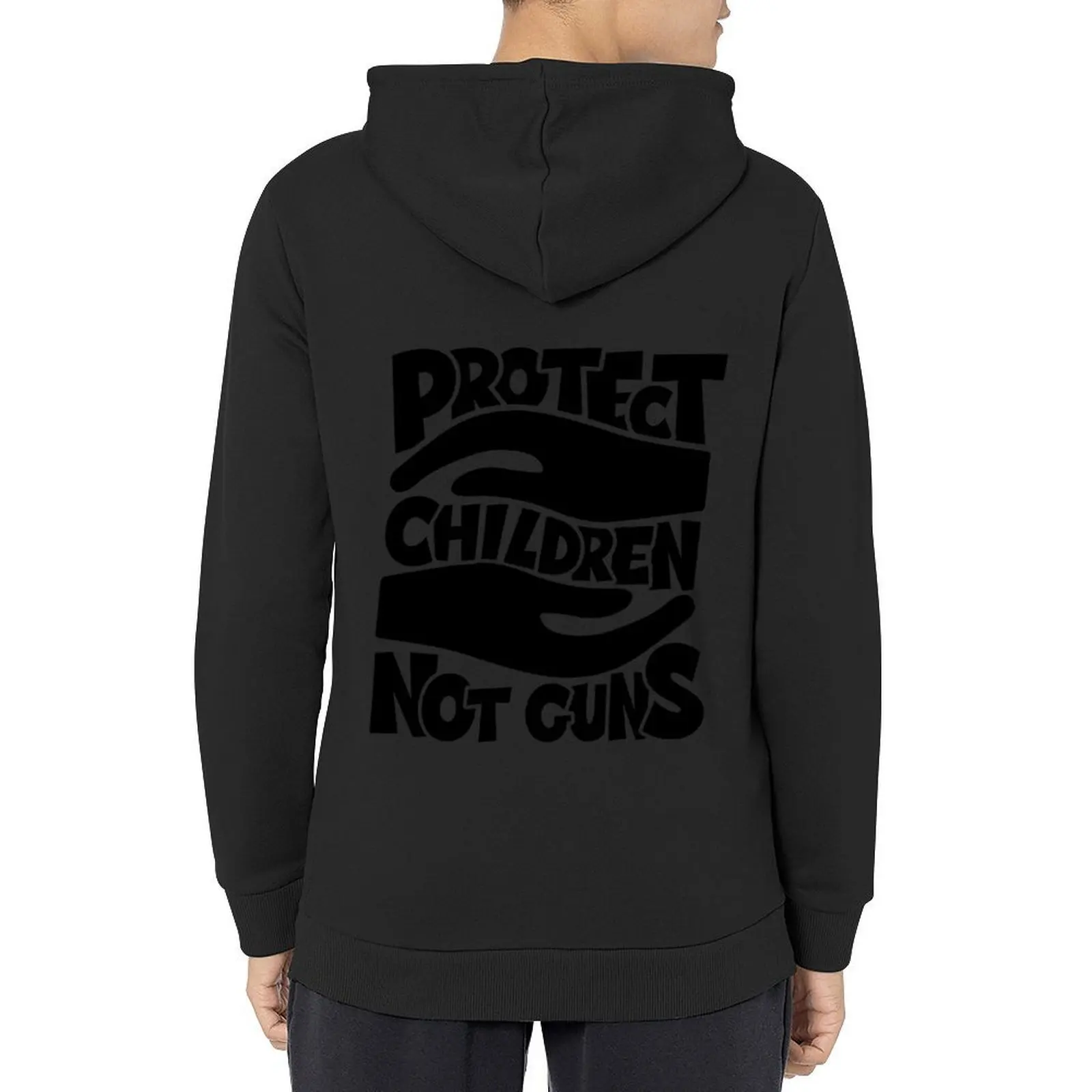 

protect children not guns Hoodie men's coat anime clothes male clothes korean style clothes new in hoodies & sweatshirts