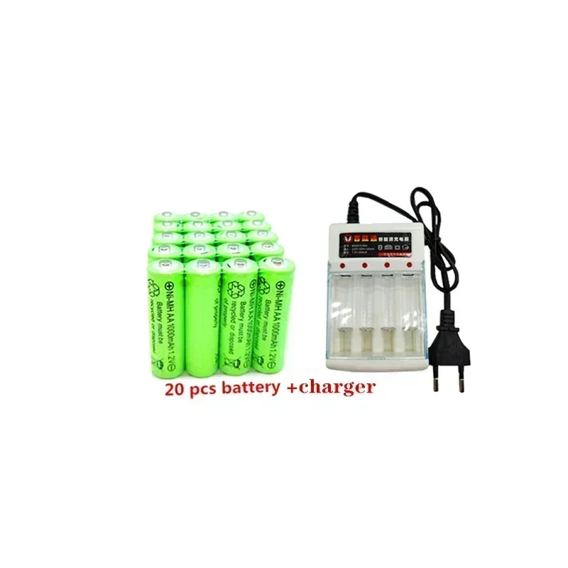 AA 1.2V 1000mAh NI-MH rechargeable battery