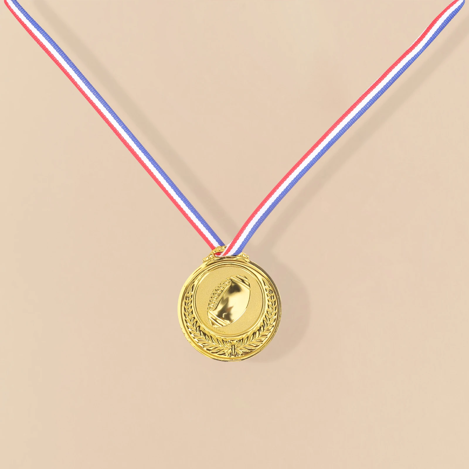 

6pcs Sports Medals Durable Plastic Decorative Kids Accessories Winner Party Child Commemorative Souvenir Fake Medal