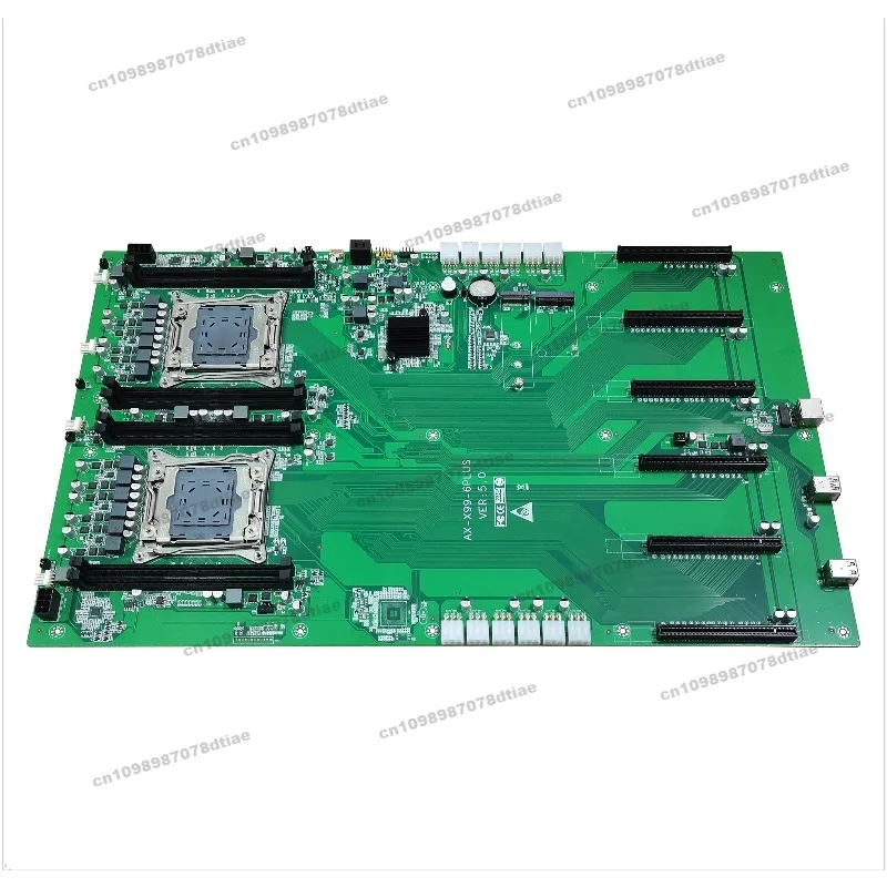 Dual X99 in-line 6 Graphics Card GPU Artificial Intelligence AI Model Training Calculation Supercomputer Desktop Main Board