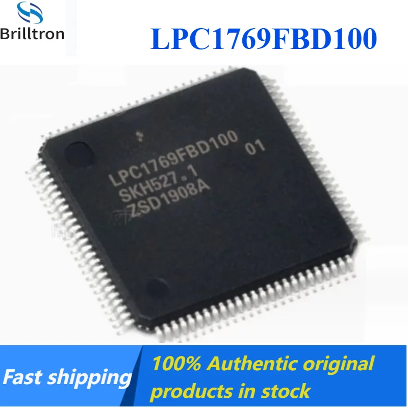 2-10PCS LPC1769FBD100 LQFP100 ARM Microcontroller (MCU)  Brand New Original in Stock , Fast Shipping.