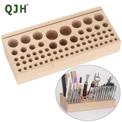 68 Styles Leather Holder Tool Wooden, Professional Leather Punch Craft Tool Rack, Leathercraft Stand Holder Organizer Leather To