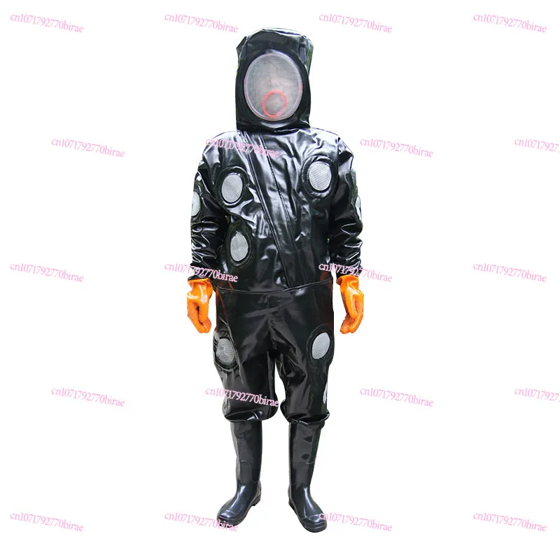 

A Full Set of Breathable Anti-bee One-piece for Wasp Clothes Thickened Heat Dissipation Beekeeping Clothes Fans Can Be Added.