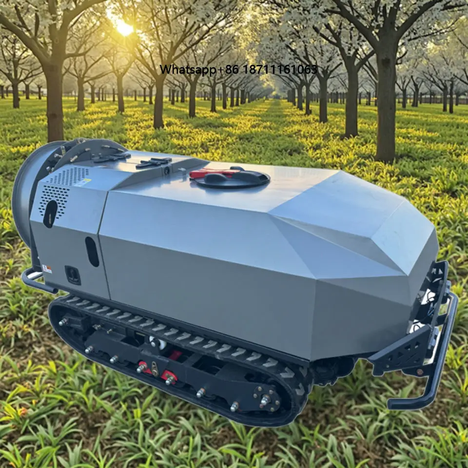 Stainless Steel Crawler Type Sprayer Remote Control Self-propelled Orchard Pesticide Spraying Vehicle