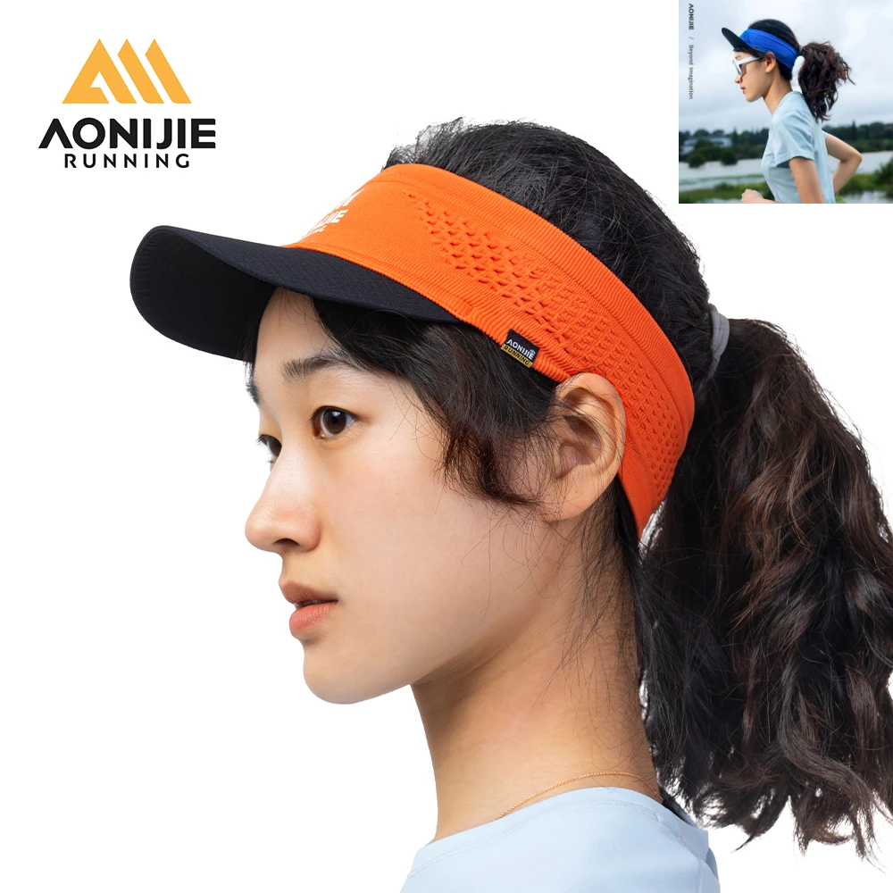 

AONIJIE E4619 Sport Sun Visor Hat Elastic Empty Top Baseball Cap for Women and Men Sun Protection