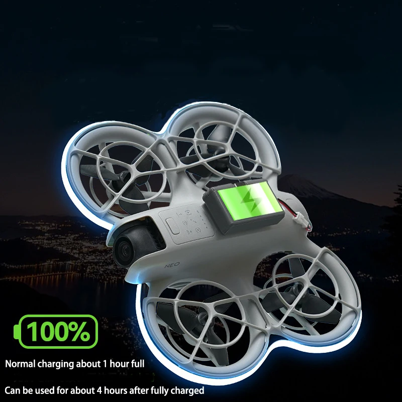ل DJI Neo شرائط مصباح LED الطيران الليلي قابل للتعديل حزام مصباح سطوع أضواء مقاومة للماء لملحقات طائرات بدون طيار DJI Neo