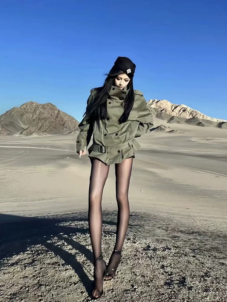 

Женское зимнее пальто XZY Ele Plump Lady с двойной застежкой на пуговицах, винтажное, премиум-класса, свободного кроя, с завышенной талией, для повседневной носки