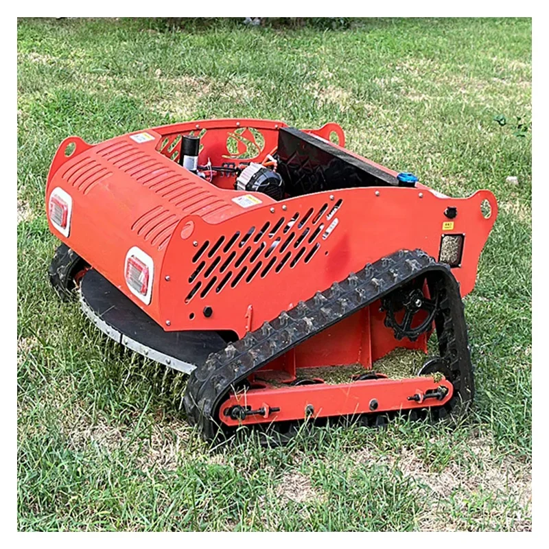 Factory Custom Engine Caterpillar Lawn Mower Robot Zero Turn Remote Control Lawn Mower Agricultural Equipment