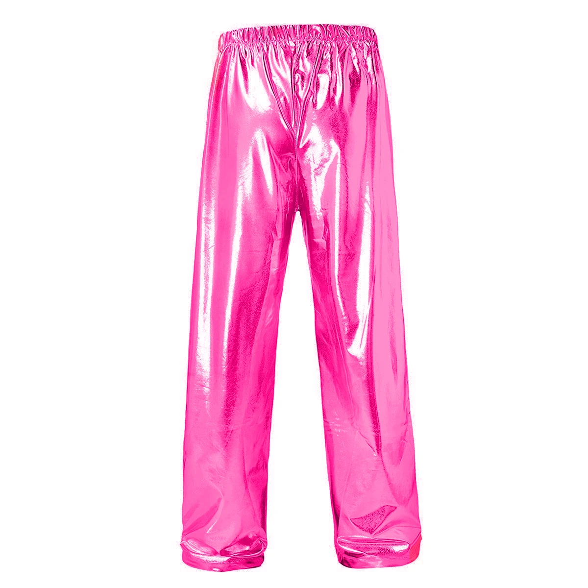 Blue Men's Shiny Trousers, Fashion Casual Pants, Gold Red Green Silver Available, Size S,M,L,XL,XXL,3XL