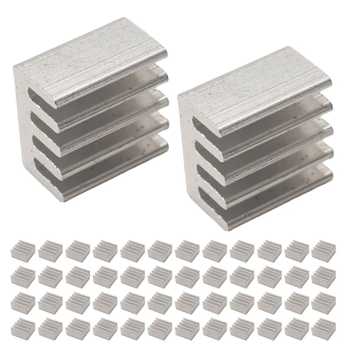 AT42 50pcs 9*9*5mm Aluminium Heatsink For IC LED Chipset RAM