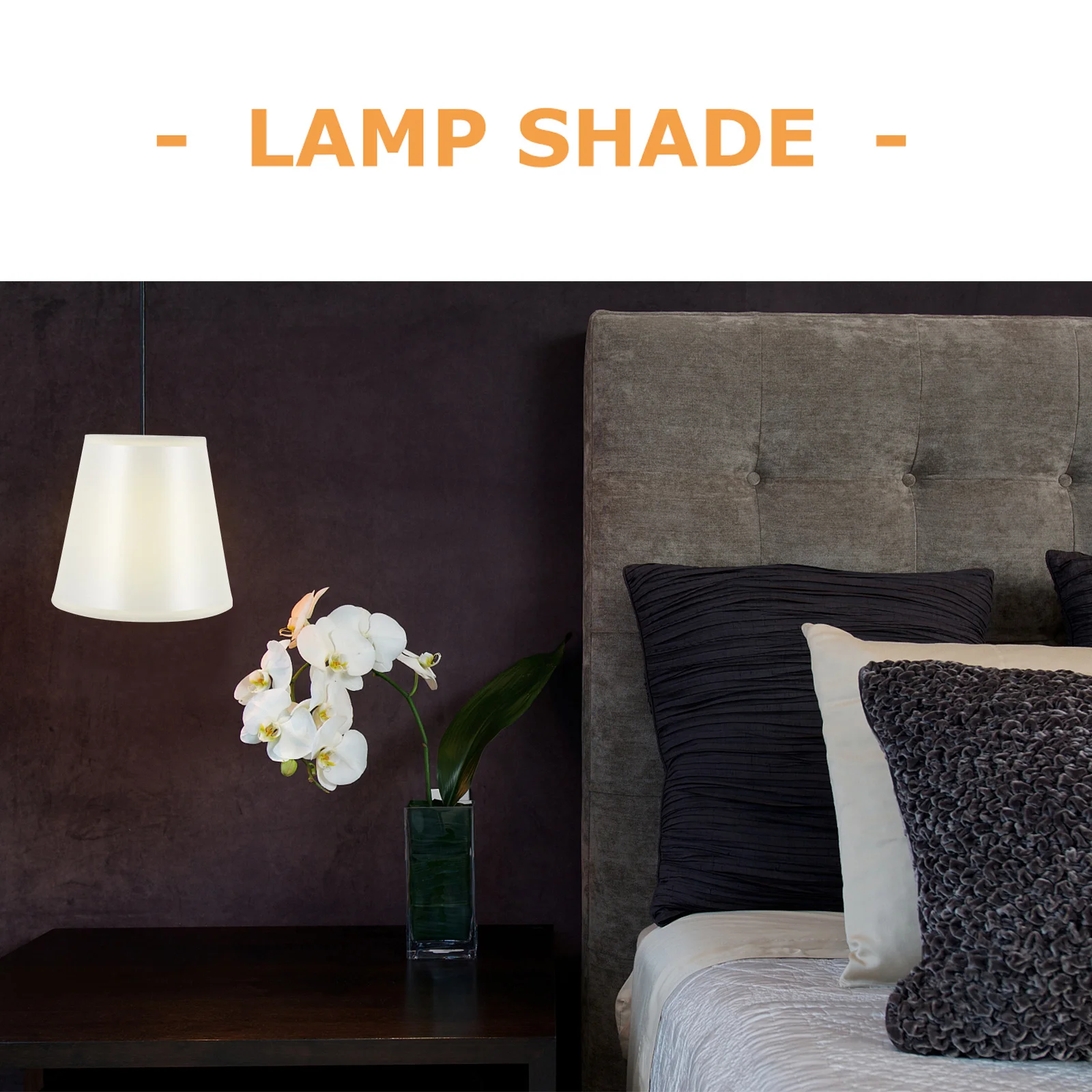 

1Pcs Cloth Art Lamp Cover Clip Bubble Type Dust-Proof Decorative Lampshade for Living Room Bedroom Floor Ceiling Wall Lamp Use