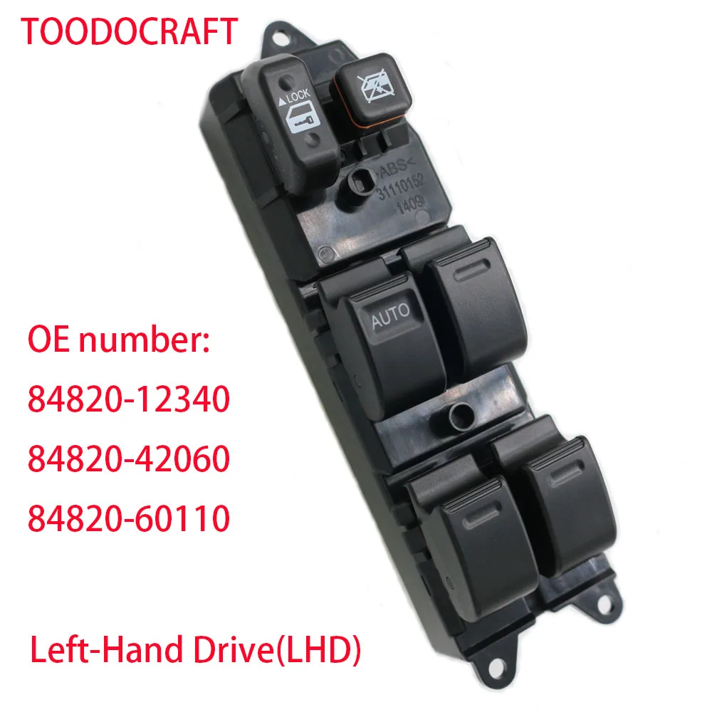 84820-12340 84820-42060 Переключатель стеклоподъемника для леворульных автомобилей Toyota Land Cruiser 100/Corolla/RAV4