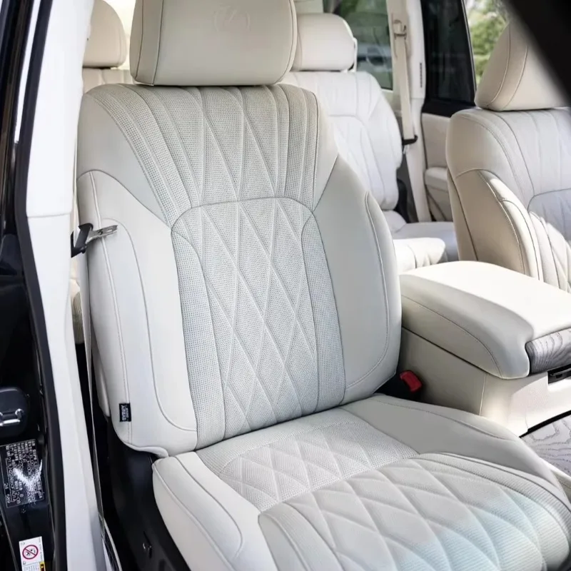Full-Cover Leather Car Seat Cover Durable Comfortable Automotive Cover Fitting for BYD HONDA TOYOTA FORD LEXUS MAZDA BMW AUDI