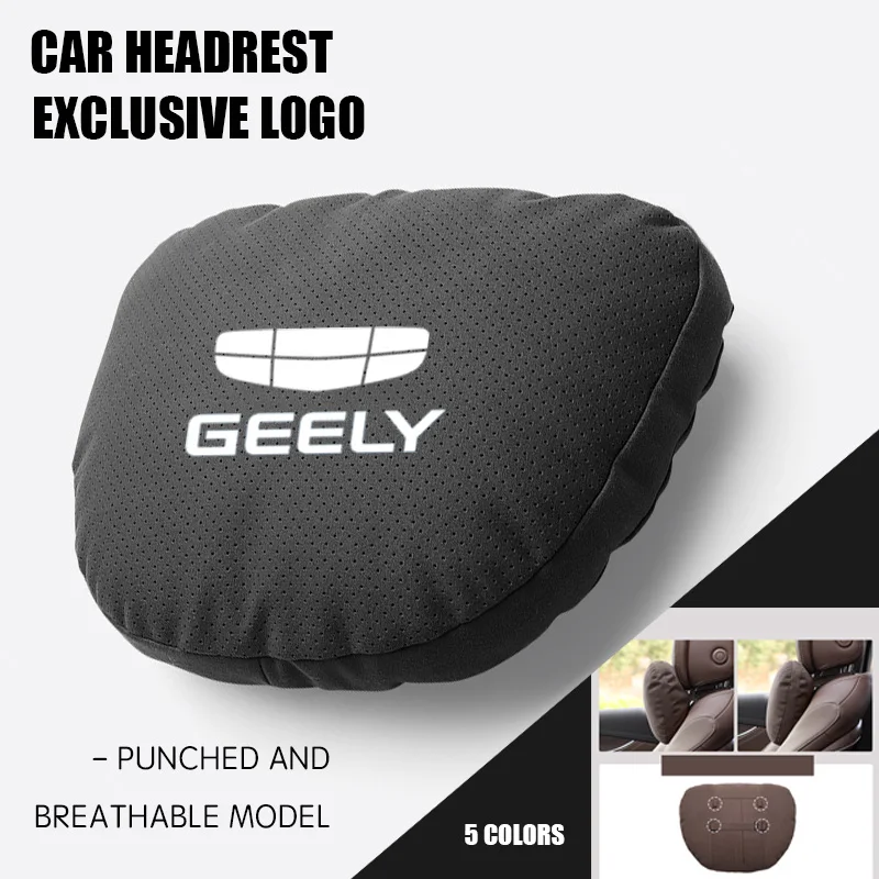 For Geely Boyue Galaxy E5 Okavango Azkarra Galaxy preface EX5 GX3 Key Accessories Headrest Neck Car Neck Pillow Waist pillow
