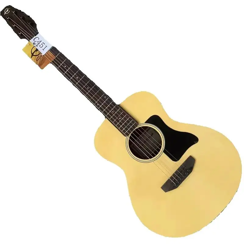 Caraya 36 Inch Folk Acoustic Guitar, Spruce Top & Mahogany Body, Beginner Kids Student Guitar for Learning and Practice