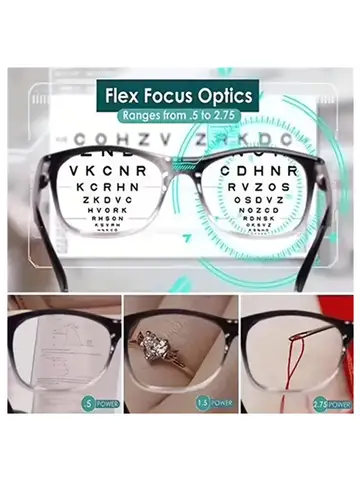 Newest Multifocal Reading Glasses Women Men Auto Adjusting Bifocal Glasses For Readers
