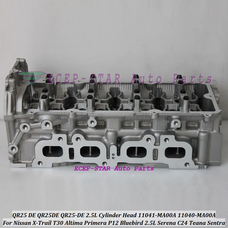 11040-MA00A QR25 DE QR25DE QR25-DE Cylinder Head 11041-MA00A For Nissan X-Trail T30 Altima Primera P12 Bluebird 2.5L Serena C24