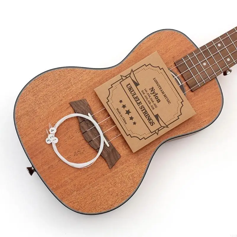 Y51d Universal Ukulele Strings Set, Accessori per parti ricambio in nylon 4 pezzi per ukulele
