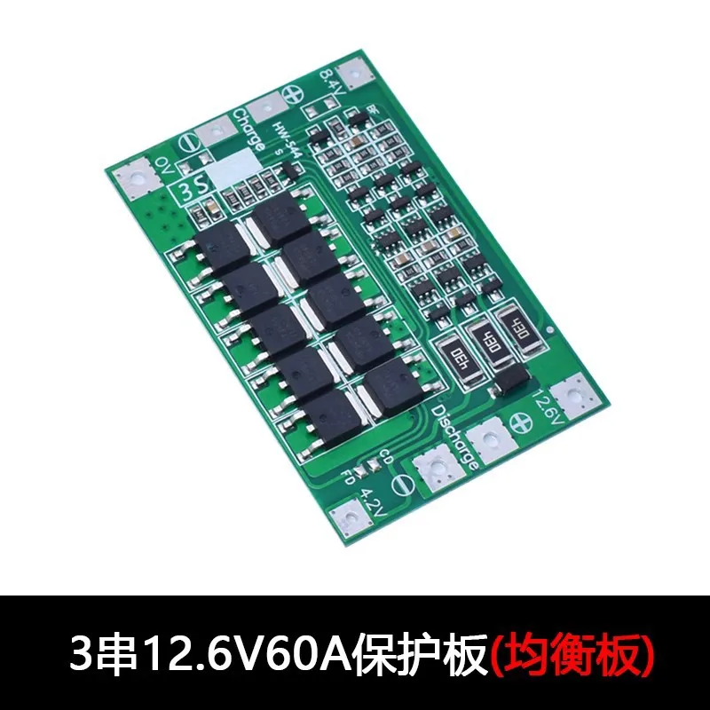 4S 14.8V 16.8V Li-ion 12.8V 14.4V LiFePO4 Battery Protection Board with Balance 30A MOQ 5pcs