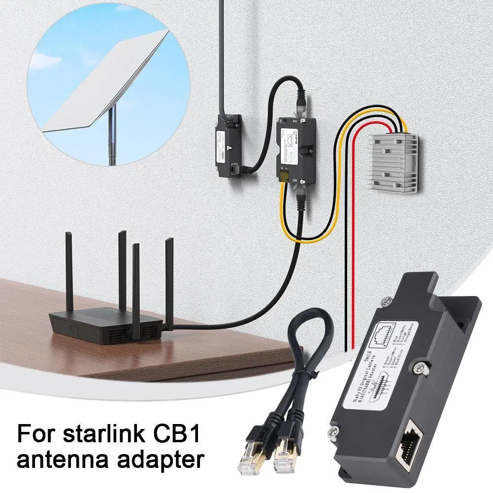 

High Quality for StarLink V1/v2 CB1 Antenna Adapter For Space X Accessories Satellite Signal Roof Accessories