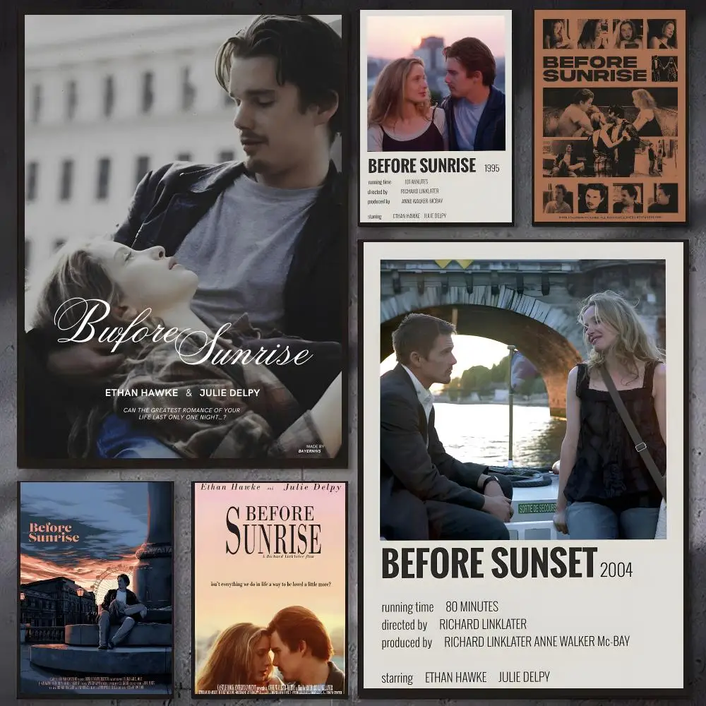 Romantic movie Before Sunset Poster Wall Ornament Home Decor Young Decor Fans