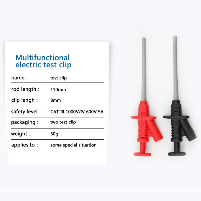 UNI-T UT-C07 Multifunctional Electric Test Clip Banana Type Interface Electrical Accessories