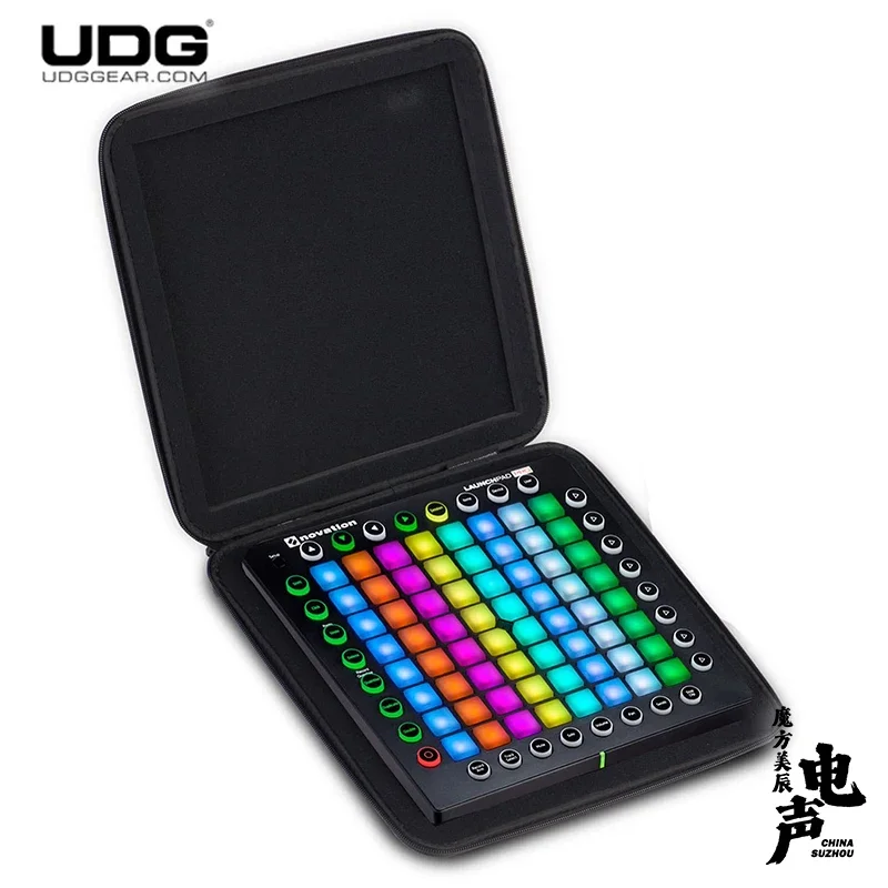 udg-u8430bl-novation-launchpad-pro-sac-de-protection-rigide-sac-a-main-portable