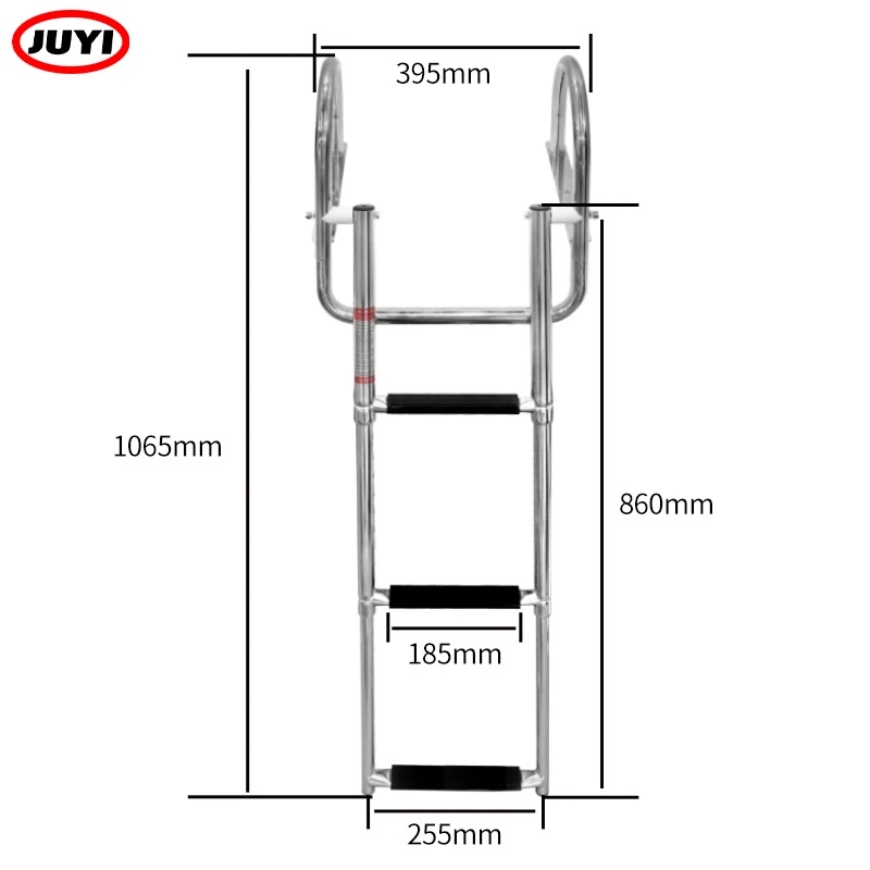 

Hot Sales Stainless Steel 316 Stainless Steel Marine Ladder Yacht Yacht Hidden Folding Ladder Telescopic Ladder Ship