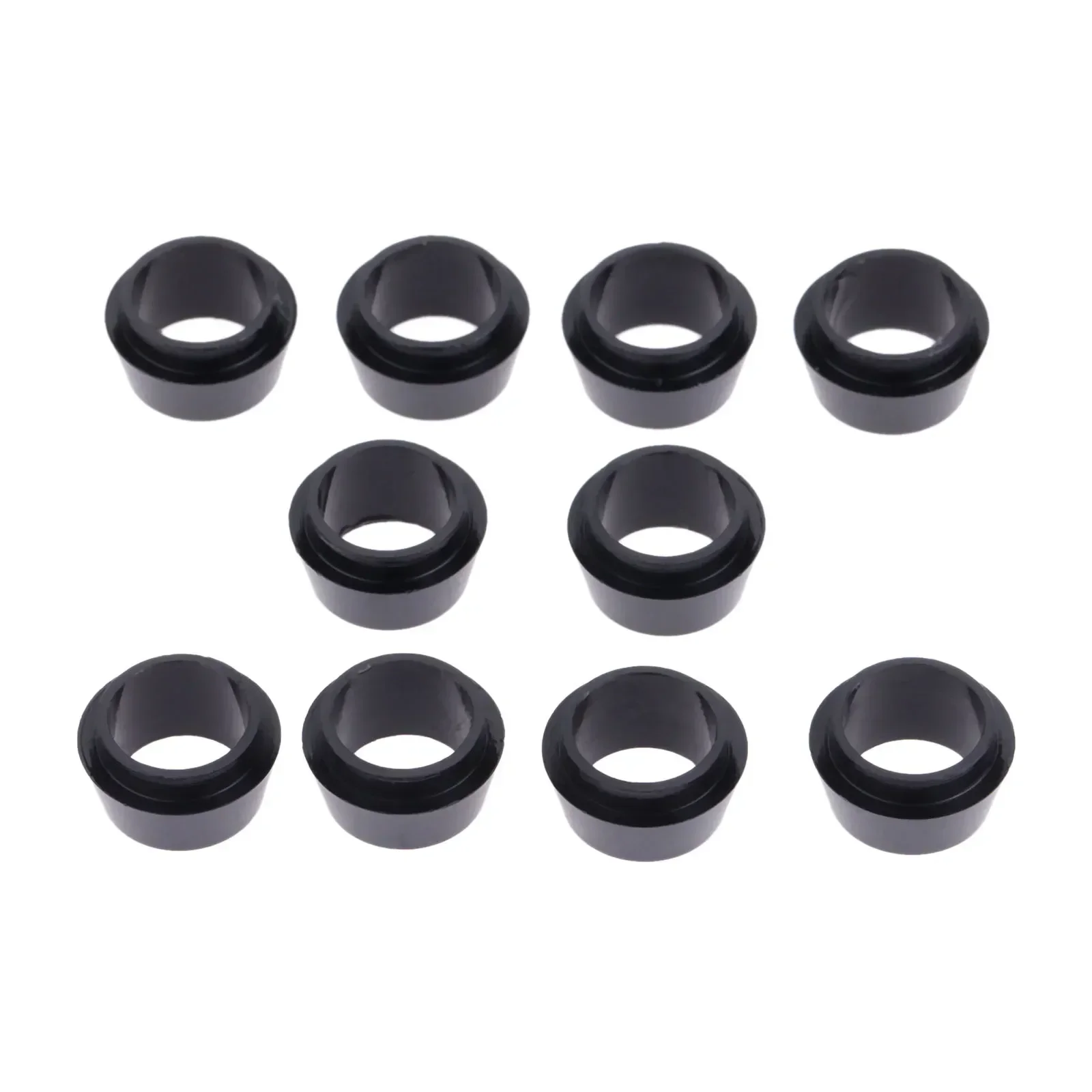 10 Buah Plastik Hitam 0.335 0.350 Ferrule Golf untuk Taylormade RBZ Stage2 Driver & FW Lengan Adaptor Penggantian Poros Klub Golf