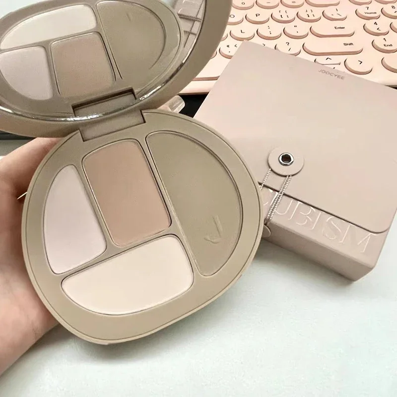 Joocyee Face Palette Primer Base Trucco Contorno Fondotinta Trucco Correttore Crema Contorno Palette