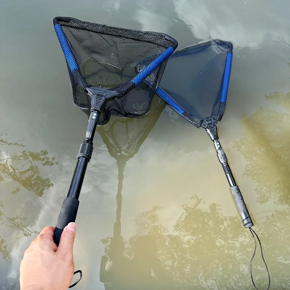 

Легкая складная рыболовная сеть, алюминиевая удочка с нескользящей ручкой из ЭВА, плавающая конструкция для полезначной рыбалки, ловли форели