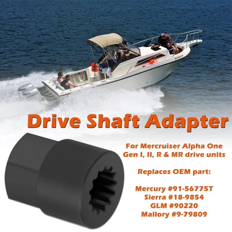 Boat Tools Drive Shaft Adapter Holding Tool Fit for Mercury Marine, Mercruiser MC-1, R-MR, Alpha One, Alpha 1 Gen II Drive Units