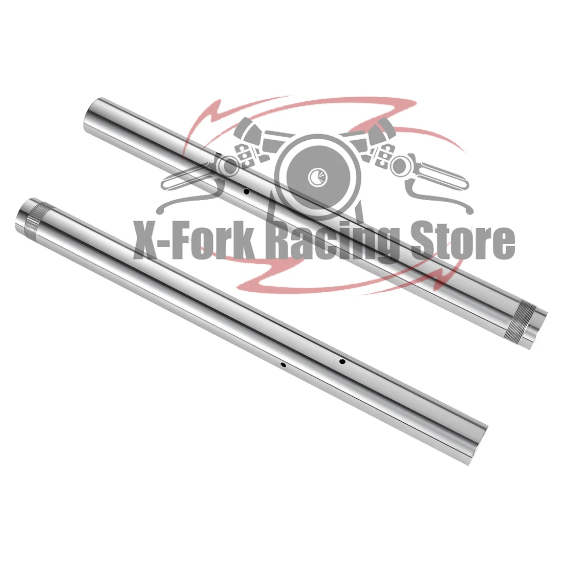 Front Fork Inner Tubes Pipes Pair For KAWASAKI Ninja ZX-14R 2016-2021 43x525mm 1.0mm thread fork pitch 44013-0271 44013-0272