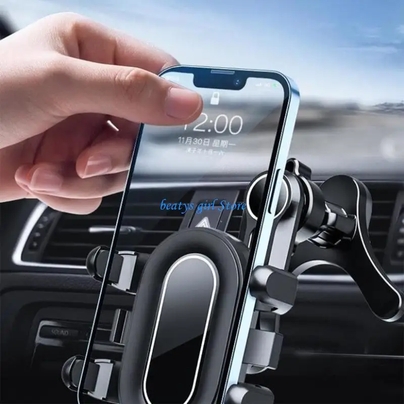 C7AB Easy Installation Car Phone Holder 360 Swivels Clip Air Outlet Mount Universal For 4.7-7.2inch Smartphones