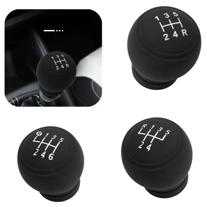 Universal Gear Shift Knob Silicone Cover Gear Rod Protect Case Dustproof WaterProof Lever Handle Skin Nonslip Manual Shifter