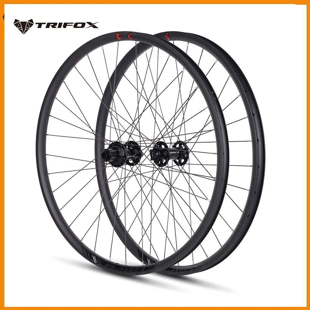 

Комплект колес TRIFOX 29 дюймов из сплава MTB — 32H, повышение 148 мм, сквозная ось, дисковый тормоз, совместимый с горными велосипедами