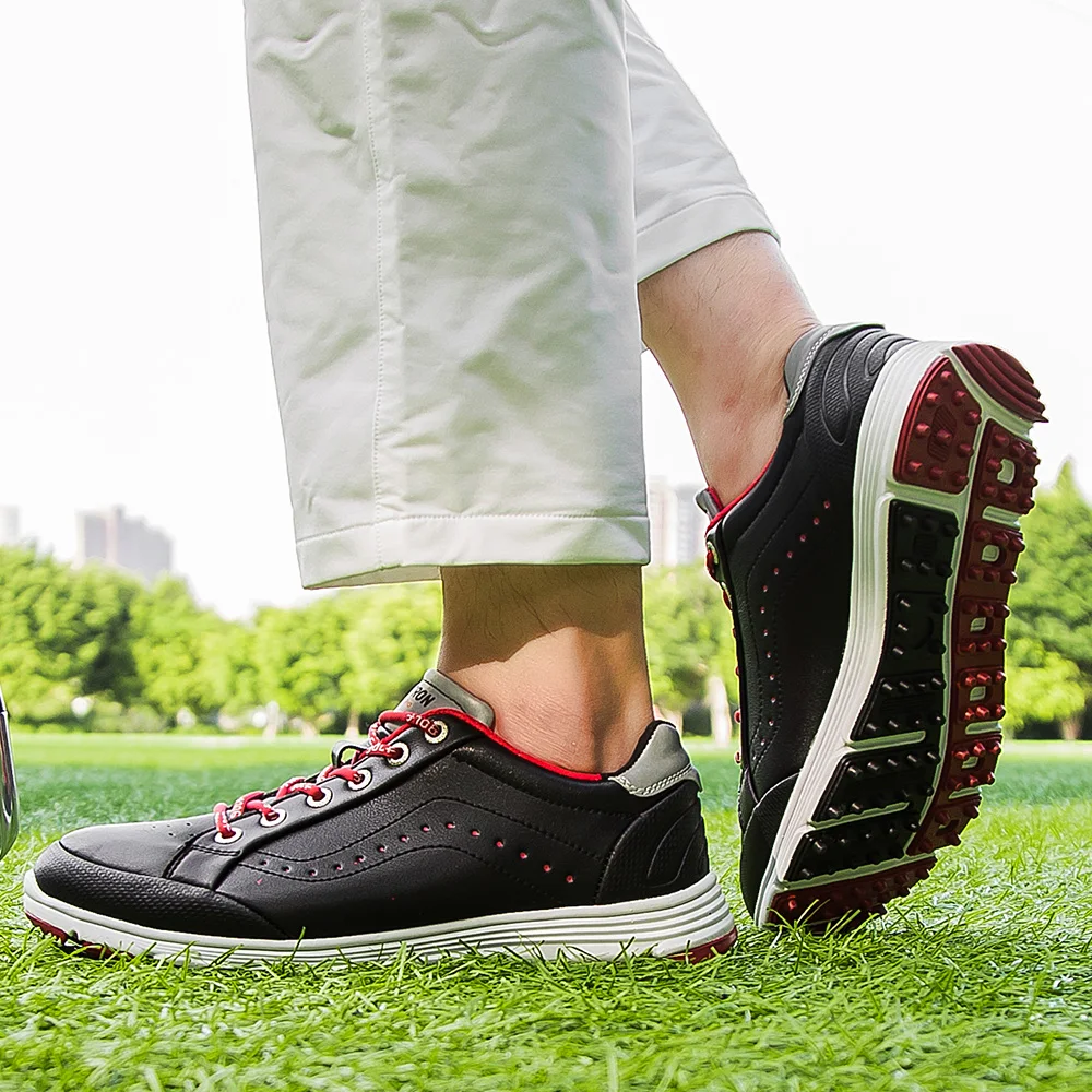 Professional Men's Large Golf Shoes Outdoor Grass Anti Slip Comfortable Leisure Walking Shoes Youth Fitness Golf Shoes 39-49