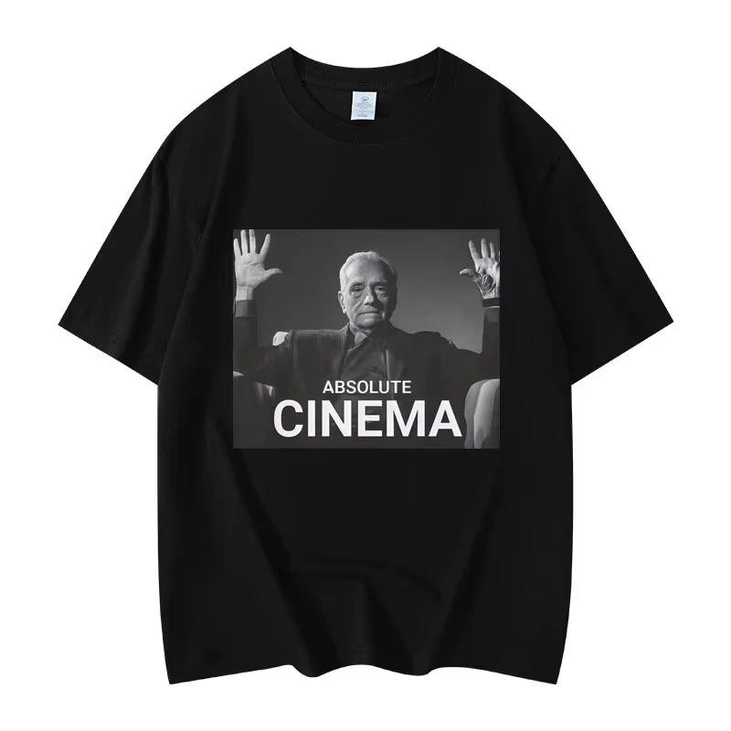 Camiseta divertida de cine absoluto para hombre y mujer ropa Harajuku con cuello redondo camisetas informales de moda para