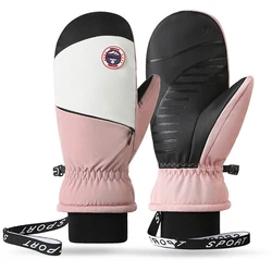 Winter Skiing Gloves Touch Screen Warm Camping Outdoor Sports Non-slip Gloves Windproof Cycling Gloves Men Women Fixed Size